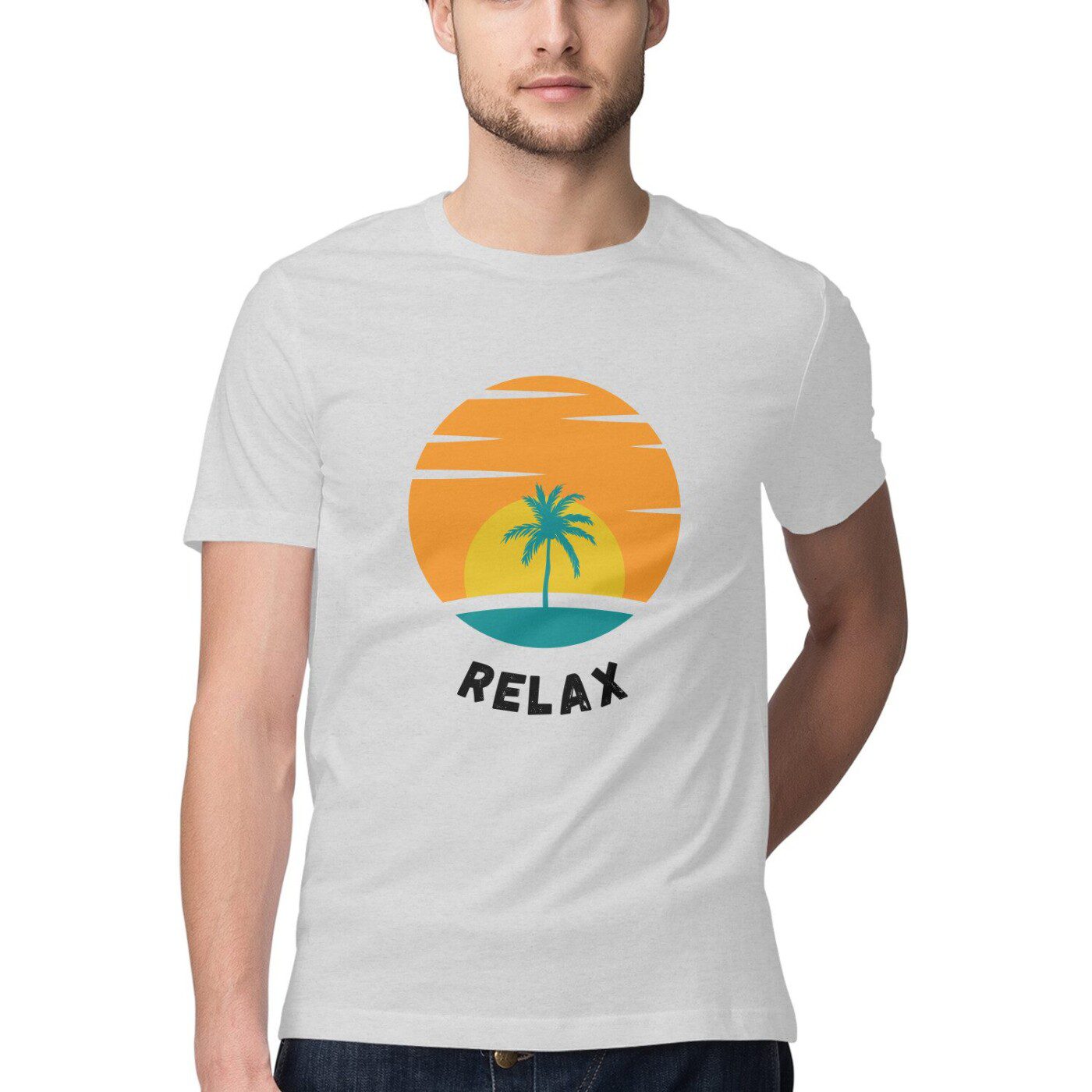 Men’s T-Shirt printed Relax - Fashion Greet