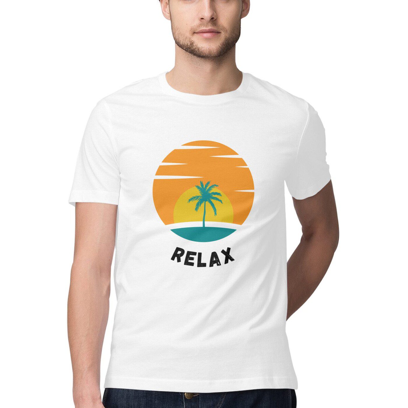 Men’s T-Shirt printed Relax - Fashion Greet
