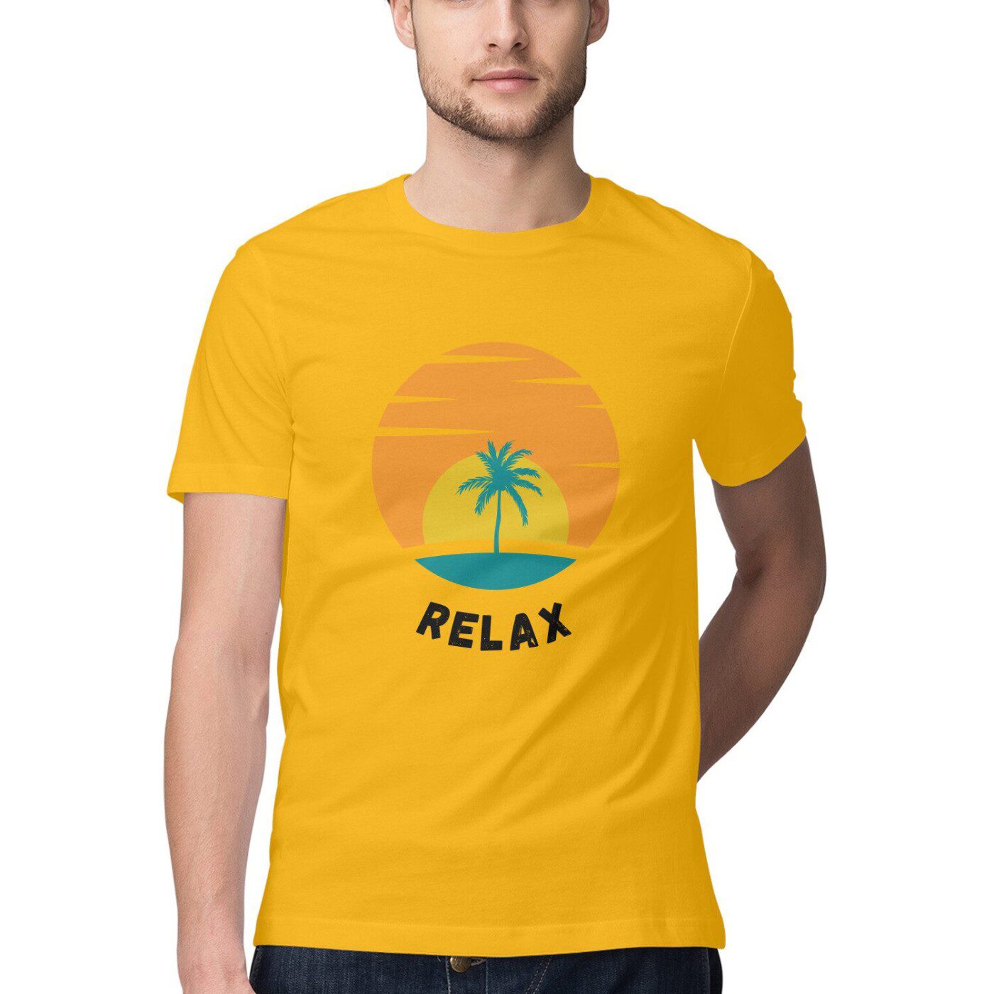 Men’s T-Shirt printed Relax - Fashion Greet