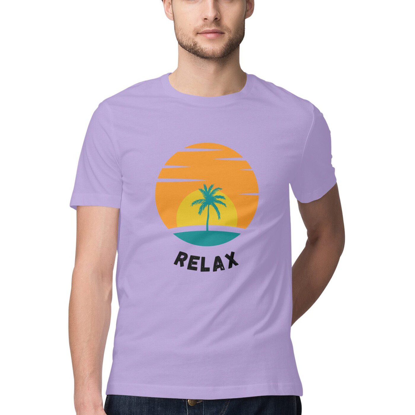 Men’s T-Shirt printed Relax - Fashion Greet
