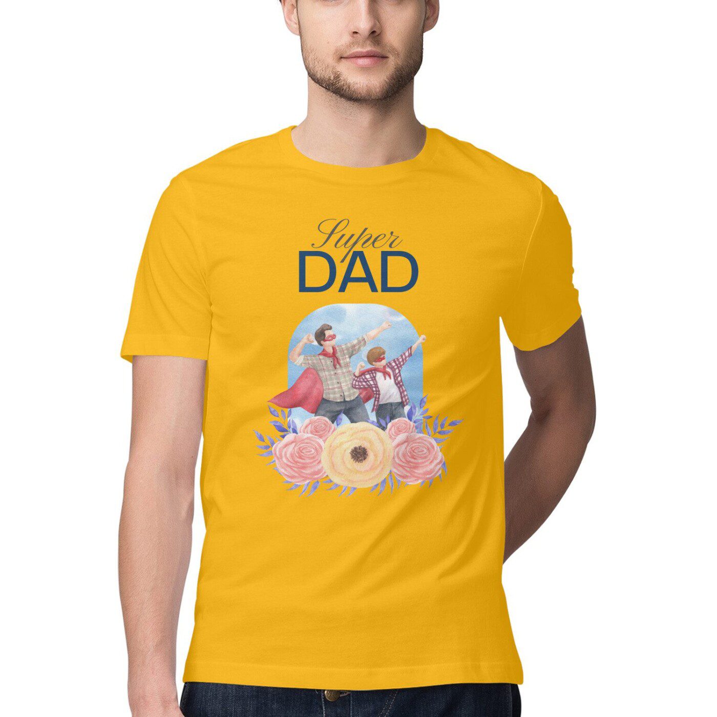 Men’s T-Shirt – Super Dad - Fashion Greet