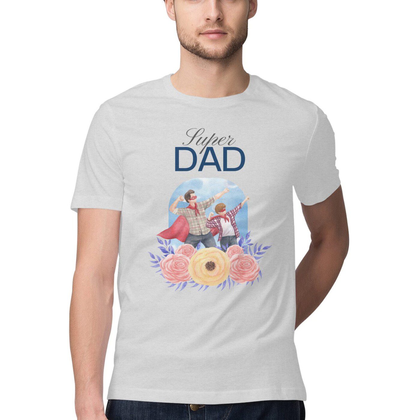Men’s T-Shirt – Super Dad - Fashion Greet