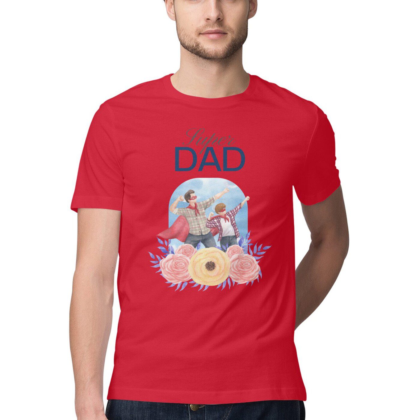 Men’s T-Shirt – Super Dad - Fashion Greet