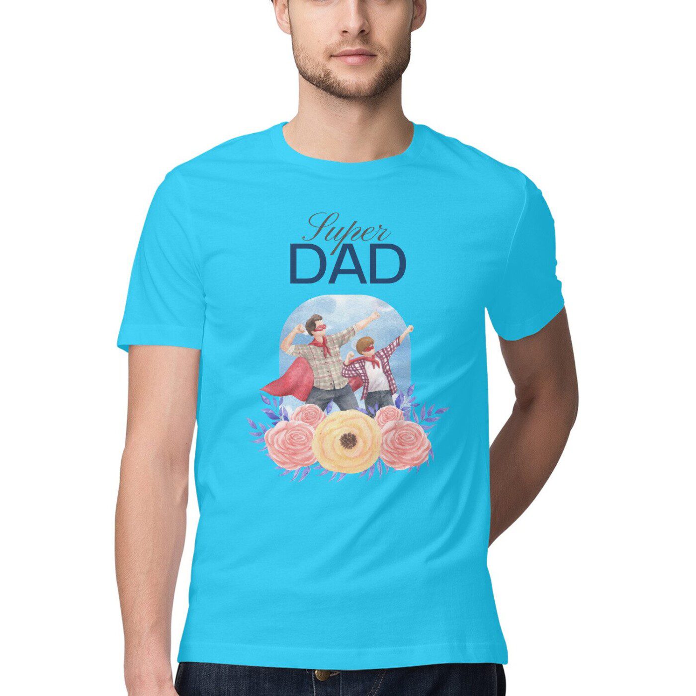 Men’s T-Shirt – Super Dad - Fashion Greet