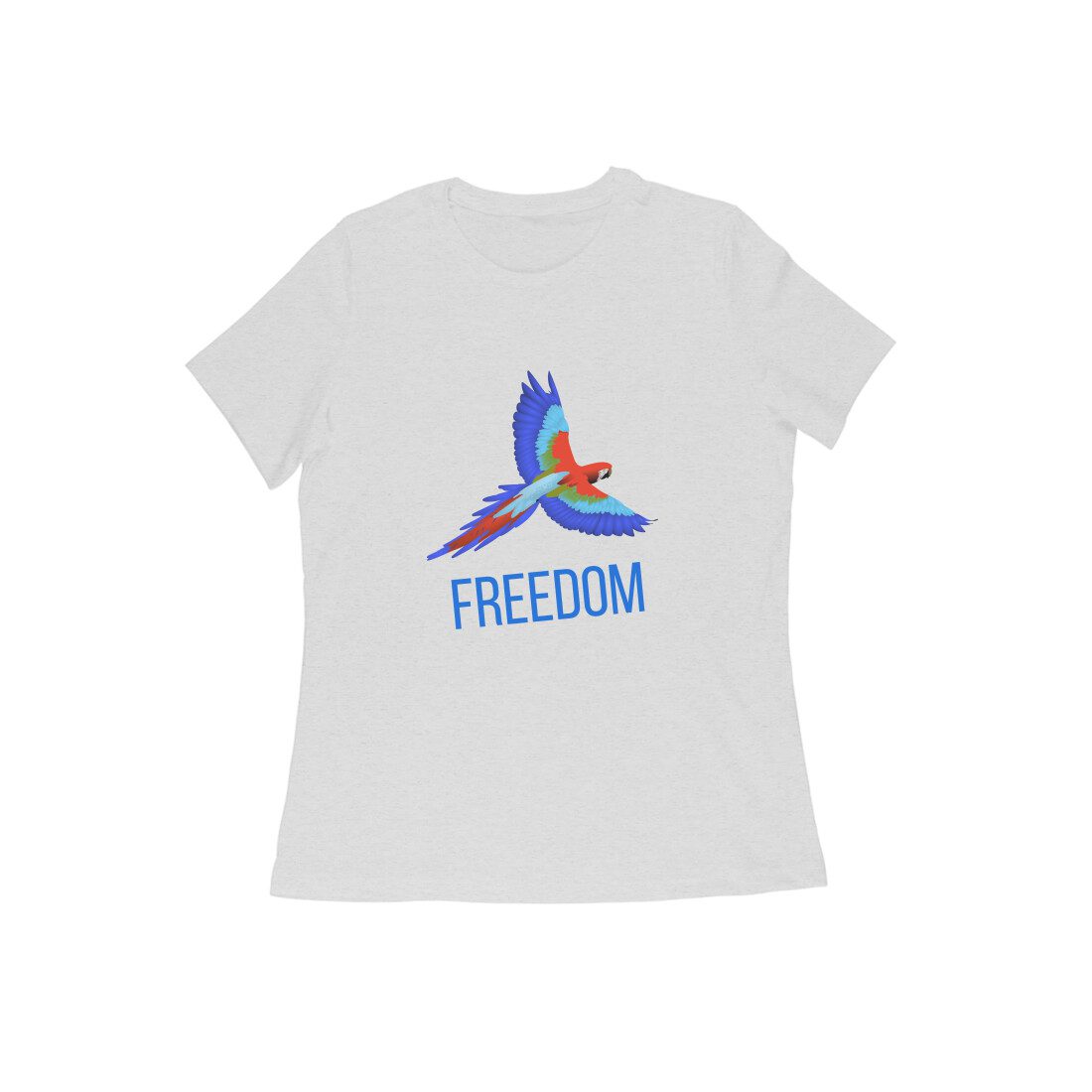 Women’s T-Shirt – Freedom Parrot - Fashion Greet