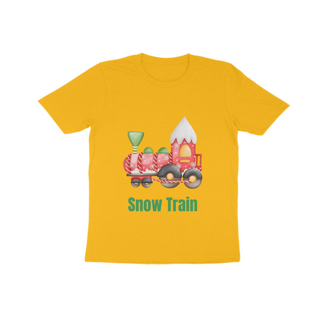 Kids T-Shirt – Snow Train - Fashion Greet