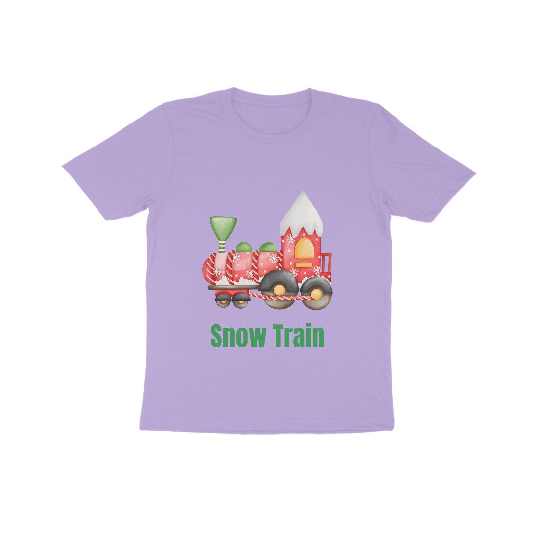 Kids T-Shirt – Snow Train - Fashion Greet