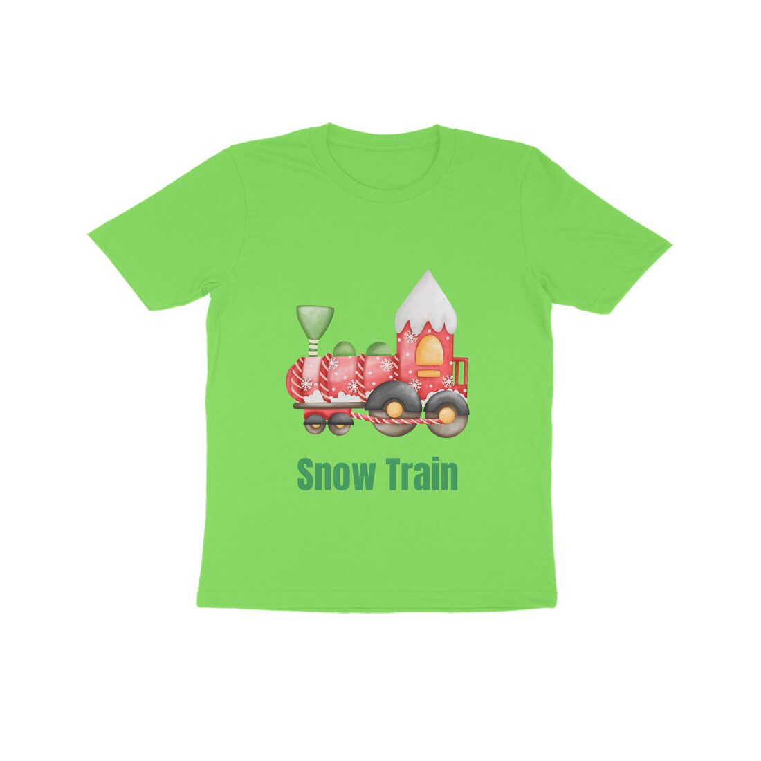 Kids T-Shirt – Snow Train - Fashion Greet