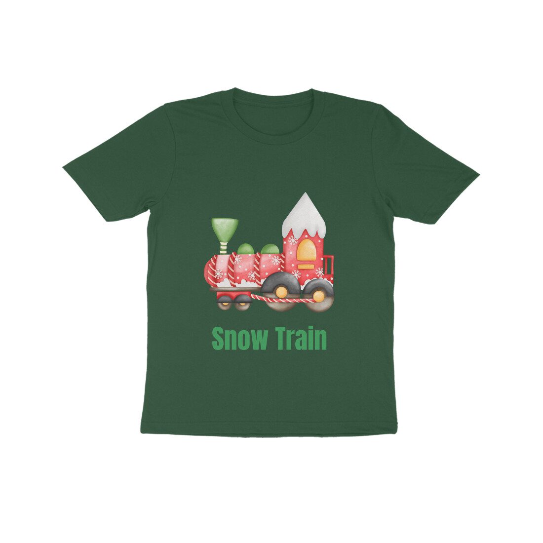 Kids T-Shirt – Snow Train - Fashion Greet