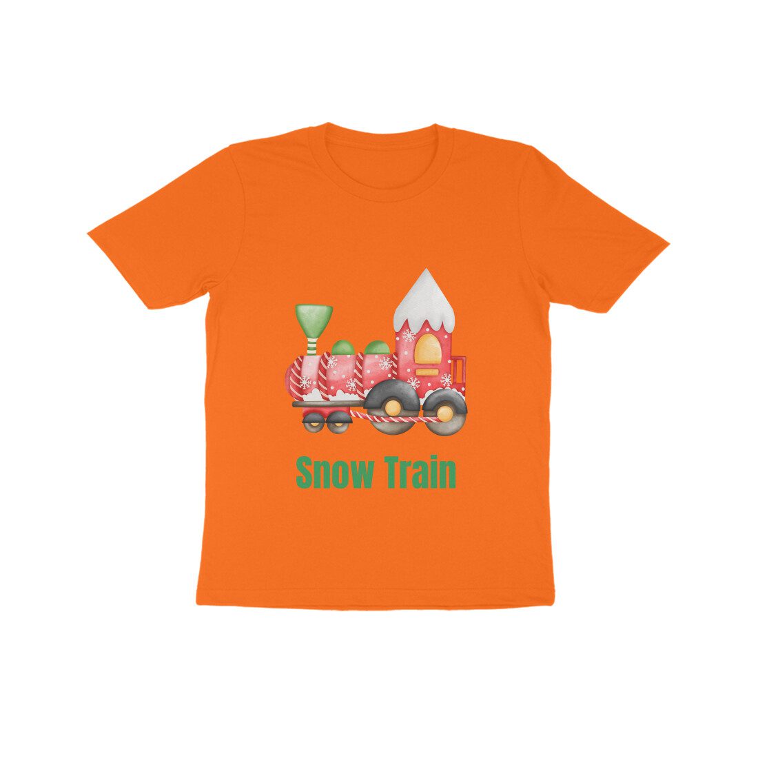Kids T-Shirt – Snow Train - Fashion Greet