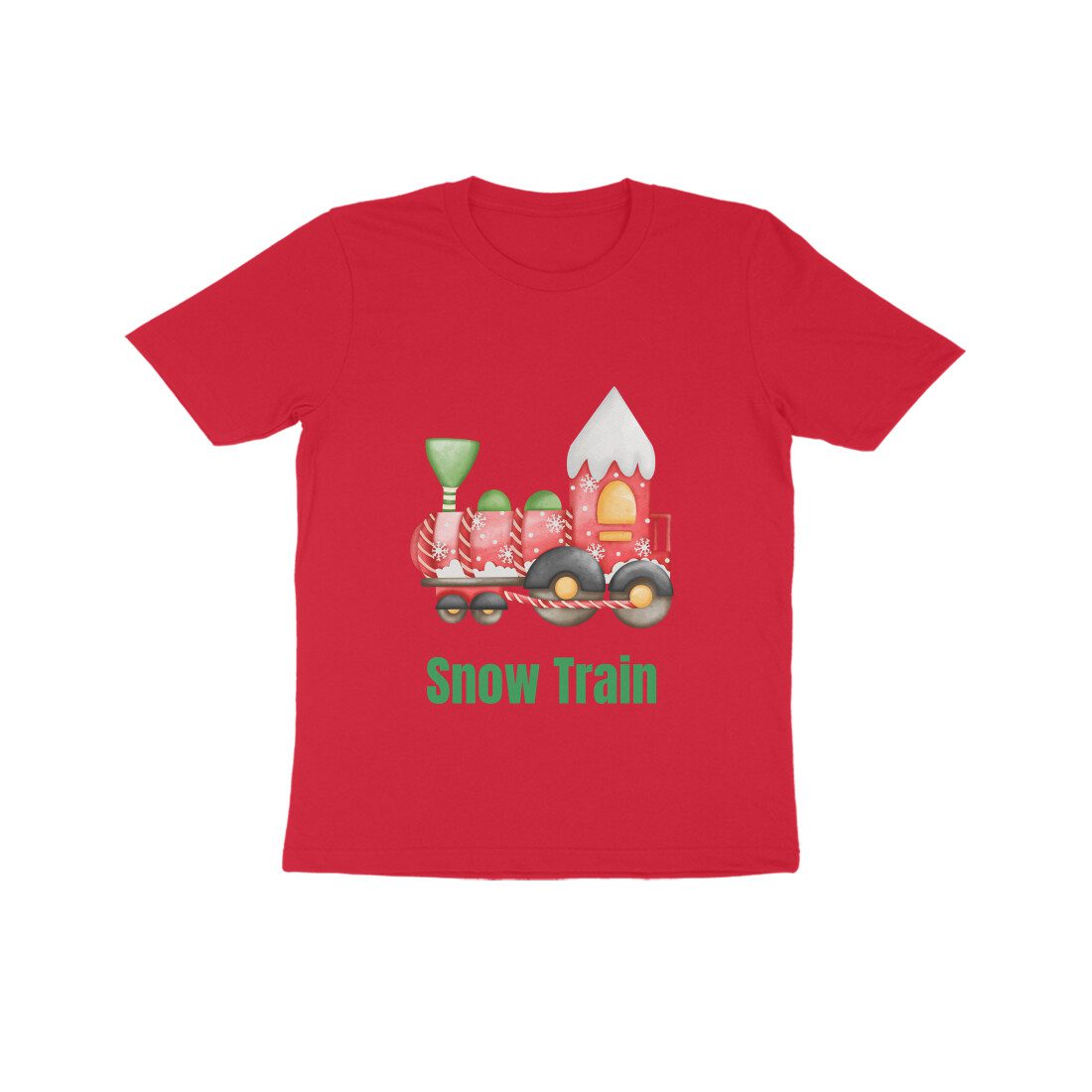 Kids T-Shirt – Snow Train - Fashion Greet