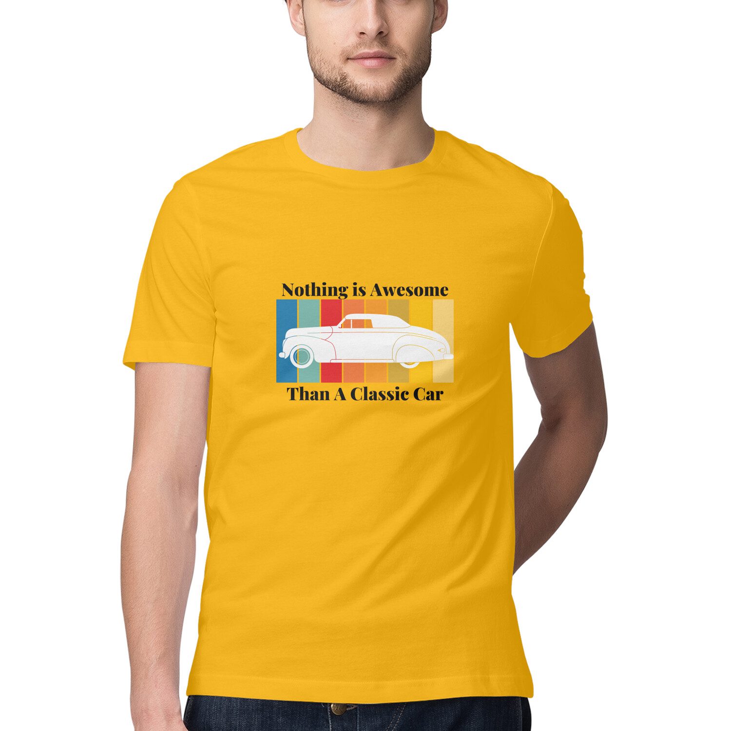 Men’s T-Shirt – Classic Car - Fashion Greet