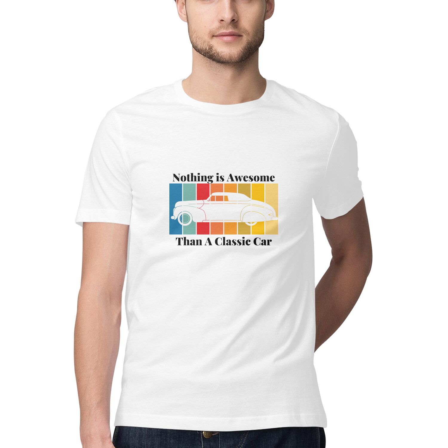 Men’s T-Shirt – Classic Car - Fashion Greet