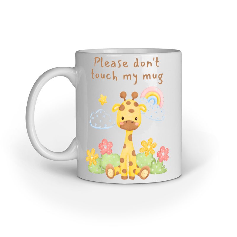 Kids Mug printed with Giraffe - Fashion Greet