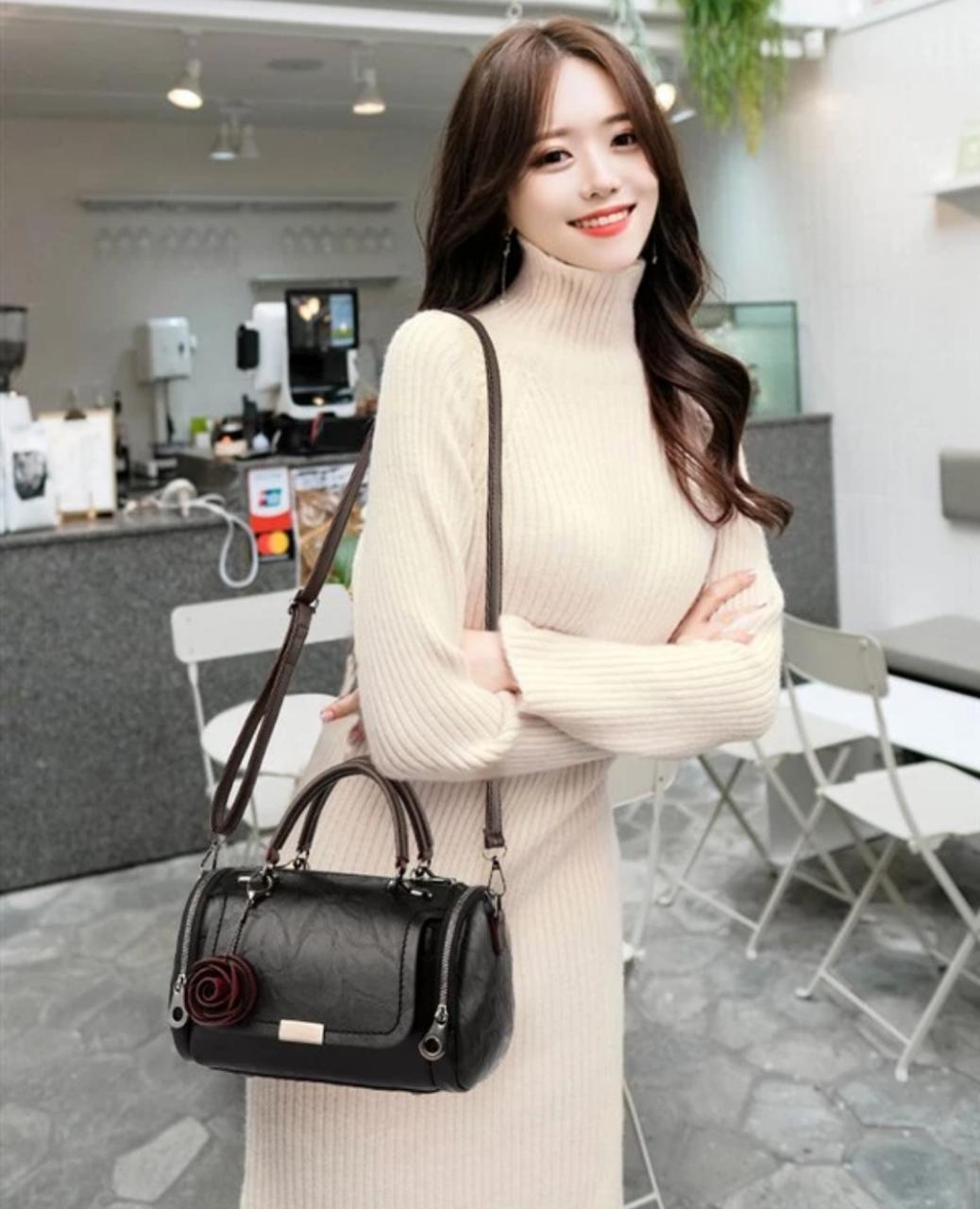 Exclusive Grey PU Leather Women handbag - Fashion Greet Exclusive Grey PU Leather Women handbag - Fashion Greet