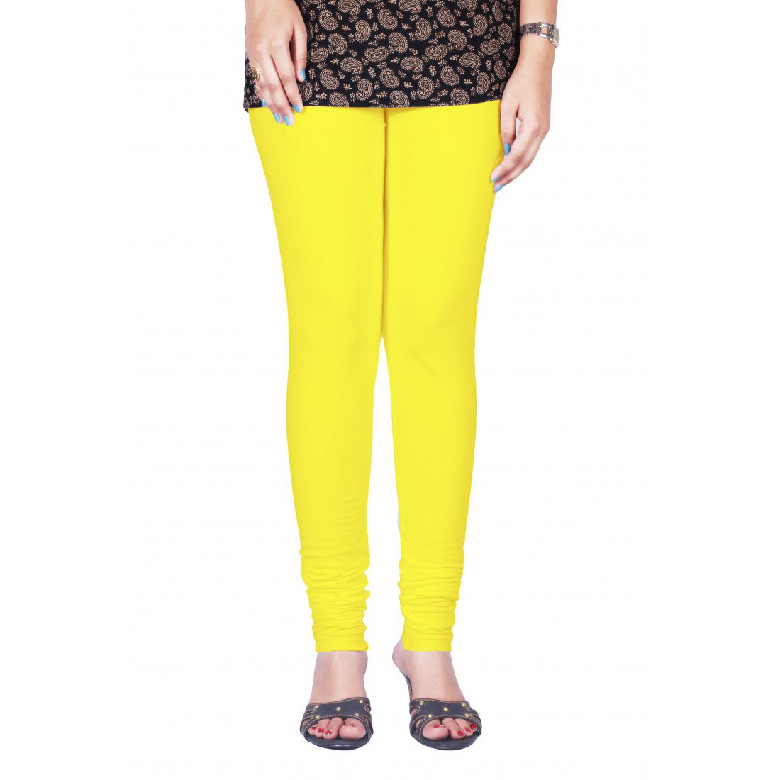 MSS Wing’s Lemon Yellow Women’s Fashion Leggings - Fashion Greet MSS Wing’s Lemon Yellow Women’s Fashion Leggings - Fashion Greet