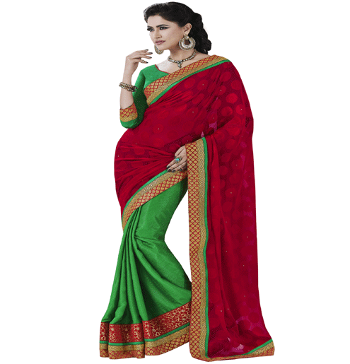 Red Colour Jacquard Traditional Designer Occation Wear Saree With Matching Blouse Piece - Fashion Greet Red Colour Jacquard Traditional Designer Occation Wear Saree With Matching Blouse Piece - Fashion Greet