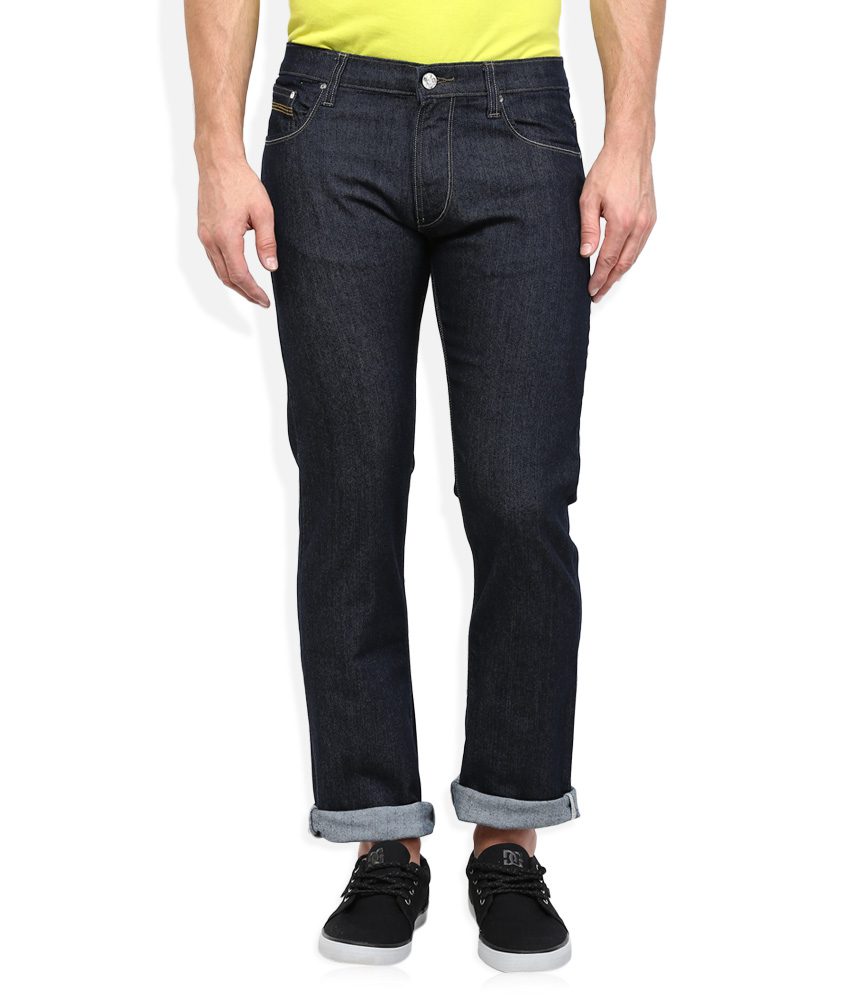 Seasons Navy Raw Denim Slim Fit Jeans - Fashion Greet Seasons Navy Raw Denim Slim Fit Jeans - Fashion Greet