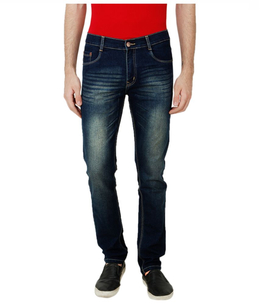 Seasons Navy Regular Fit Solid Jeans - Fashion Greet Seasons Navy Regular Fit Solid Jeans - Fashion Greet