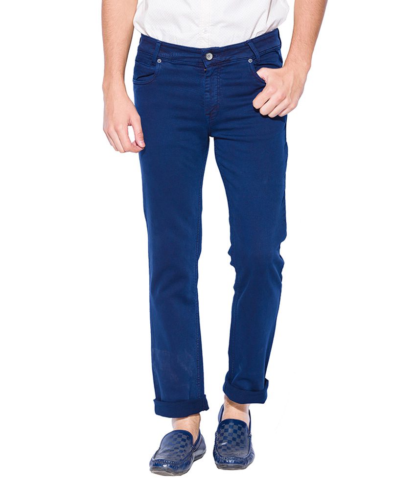 Seasons Navy Slim Fit Jeans - Fashion Greet Seasons Navy Slim Fit Jeans - Fashion Greet
