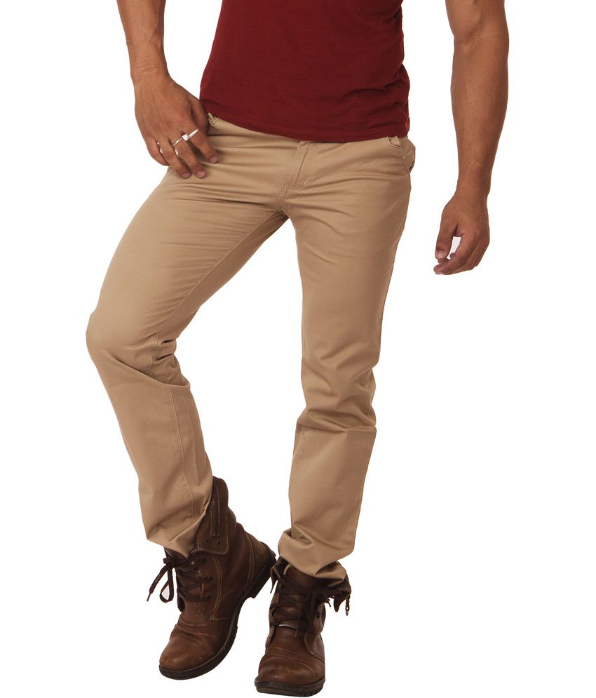 Seasons Beige Cotton Slim Jeans - Fashion Greet Seasons Beige Cotton Slim Jeans - Fashion Greet