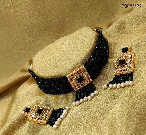 Feminine Chic Black Jewellery Sets - Fashion Greet Feminine Chic Black Jewellery Sets - Fashion Greet