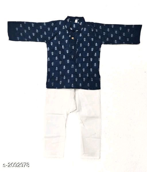 Elegant Multi Kids Boy’s Cotton Kurta Set - Fashion Greet Elegant Multi Kids Boy’s Cotton Kurta Set - Fashion Greet