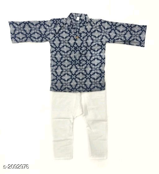 Elegant Cotton Kids Boy’s Kurta Set - Fashion Greet Elegant Cotton Kids Boy’s Kurta Set - Fashion Greet