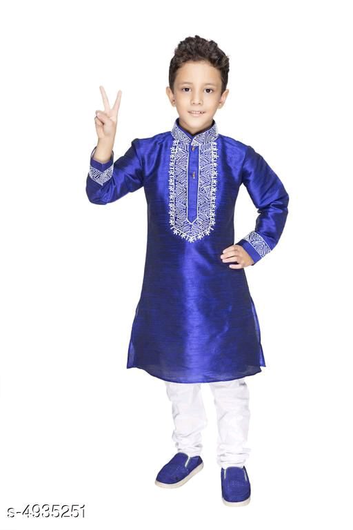 Doodle Blue Ethnic Kids Boy’s Kurta Sets - Fashion Greet Doodle Blue Ethnic Kids Boy’s Kurta Sets - Fashion Greet