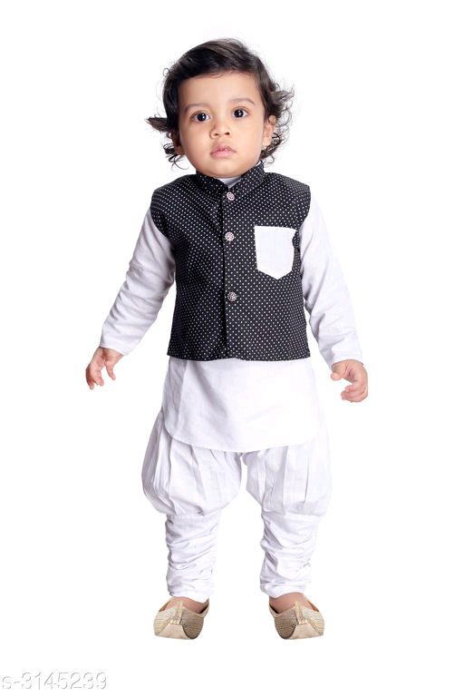 Ethnic Fancy Silk Cotton Blend White Kurta Pyjama Set - Fashion Greet Ethnic Fancy Silk Cotton Blend White Kurta Pyjama Set - Fashion Greet