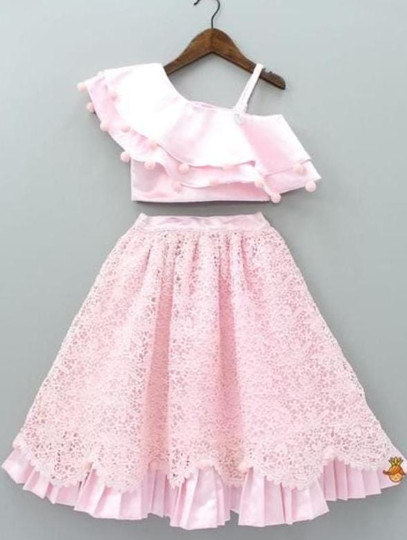 Best Cotton Pink Girls Lehanga Choli Set - Fashion Greet Best Cotton Pink Girls Lehanga Choli Set - Fashion Greet