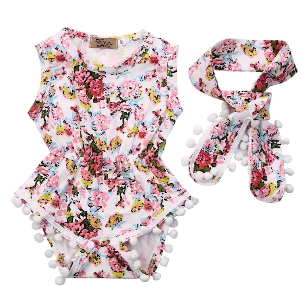 Pink Floral Printed Polyester Rompers - Fashion Greet Pink Floral Printed Polyester Rompers - Fashion Greet