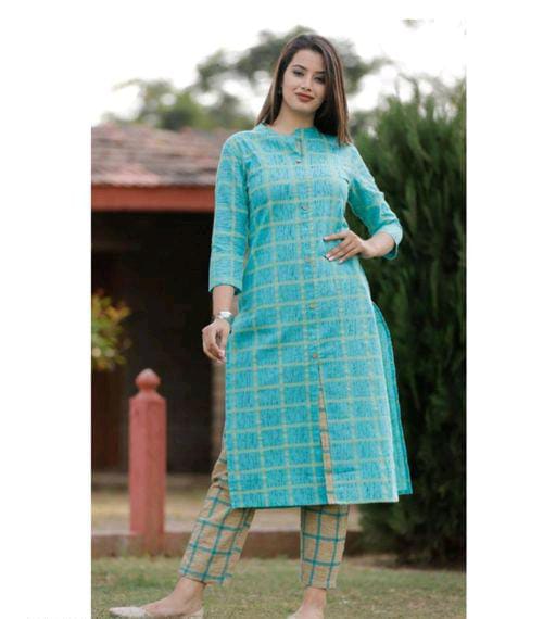 Aagyeyi Classy Blue Women Kurta Sets - Fashion Greet Aagyeyi Classy Blue Women Kurta Sets - Fashion Greet