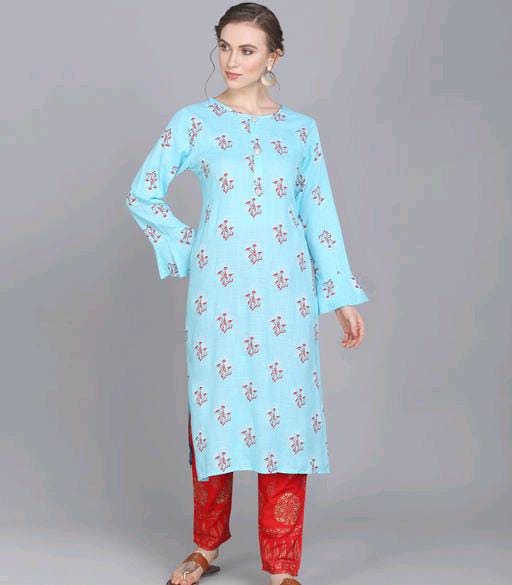 Jivika Stylish Blue Women Kurta Sets - Fashion Greet Jivika Stylish Blue Women Kurta Sets - Fashion Greet