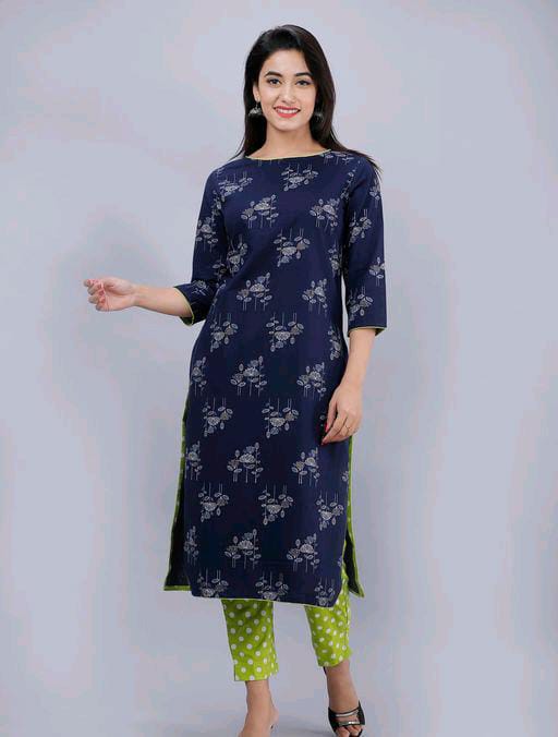 Alisha Superior Navy Women Kurta Sets - Fashion Greet Alisha Superior Navy Women Kurta Sets - Fashion Greet