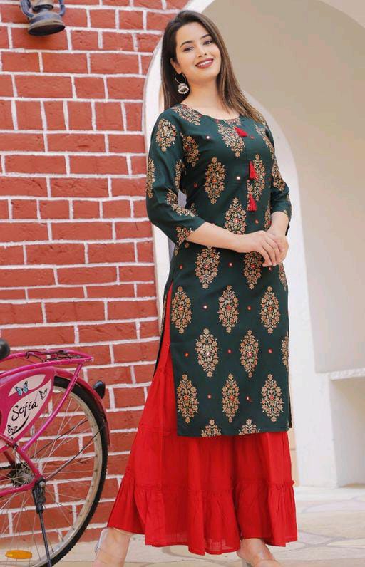 Adrika Petite Women Multi Printed Kurta Sets - Fashion Greet