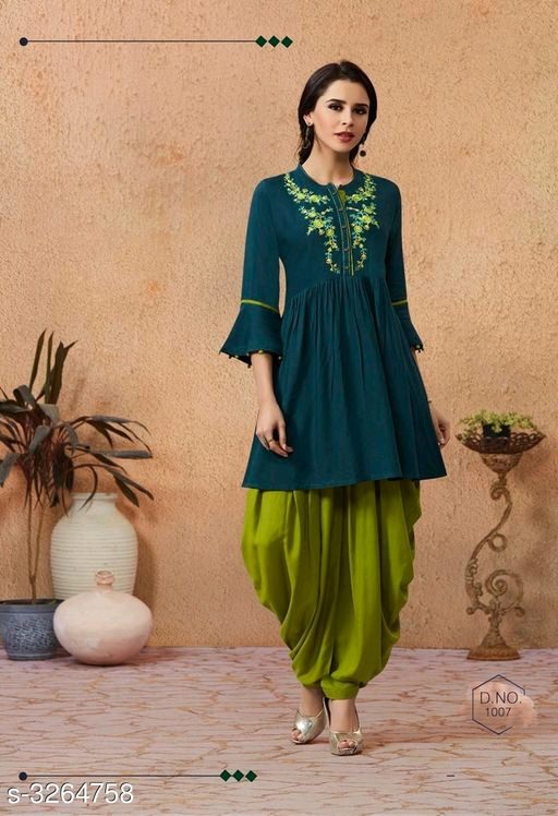 Jivika Designer Women’s Rayon Kurta Sets - Fashion Greet Jivika Designer Women’s Rayon Kurta Sets - Fashion Greet