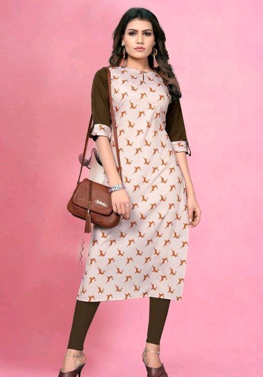 Stylish Heavy American Crepe Multi Kurtis - Fashion Greet Stylish Heavy American Crepe Multi Kurtis - Fashion Greet
