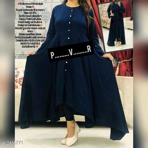 Cinderella Blue Ethnic Rayon Pearl Work Kurti - Fashion Greet Cinderella Blue Ethnic Rayon Pearl Work Kurti - Fashion Greet