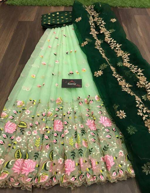 Abhisarika Pretty Multi Women Lehenga - Fashion Greet Abhisarika Pretty Multi Women Lehenga - Fashion Greet