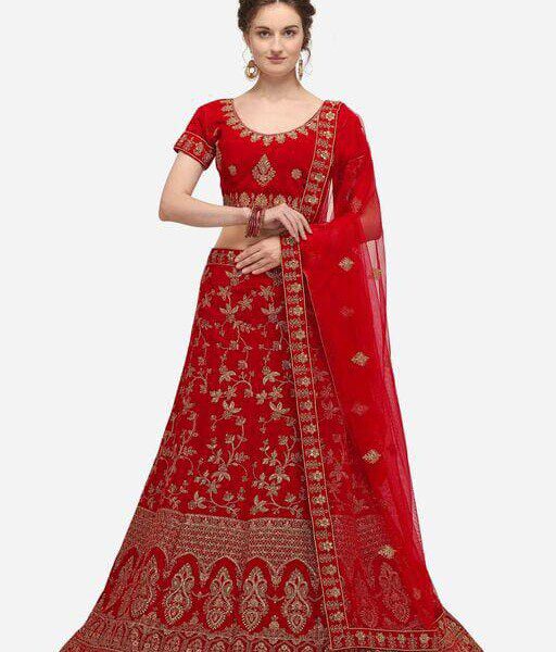 Myra Superior Red Women Lehenga - Fashion Greet Myra Superior Red Women Lehenga