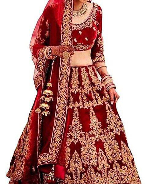 Graceful Women Partywear Lehenga - Fashion Greet Graceful Women Partywear Lehenga