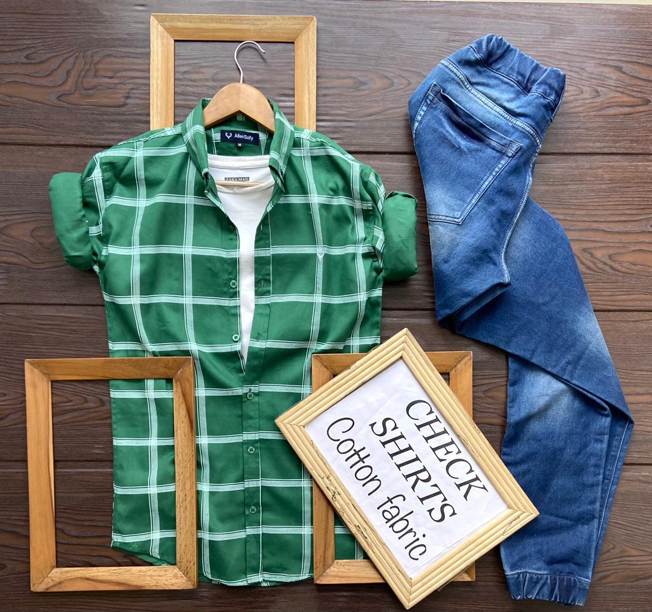 Trendy Men Green Full Sleeves Shirt - Fashion Greet Trendy Men Green Full Sleeves Shirt - Fashion Greet