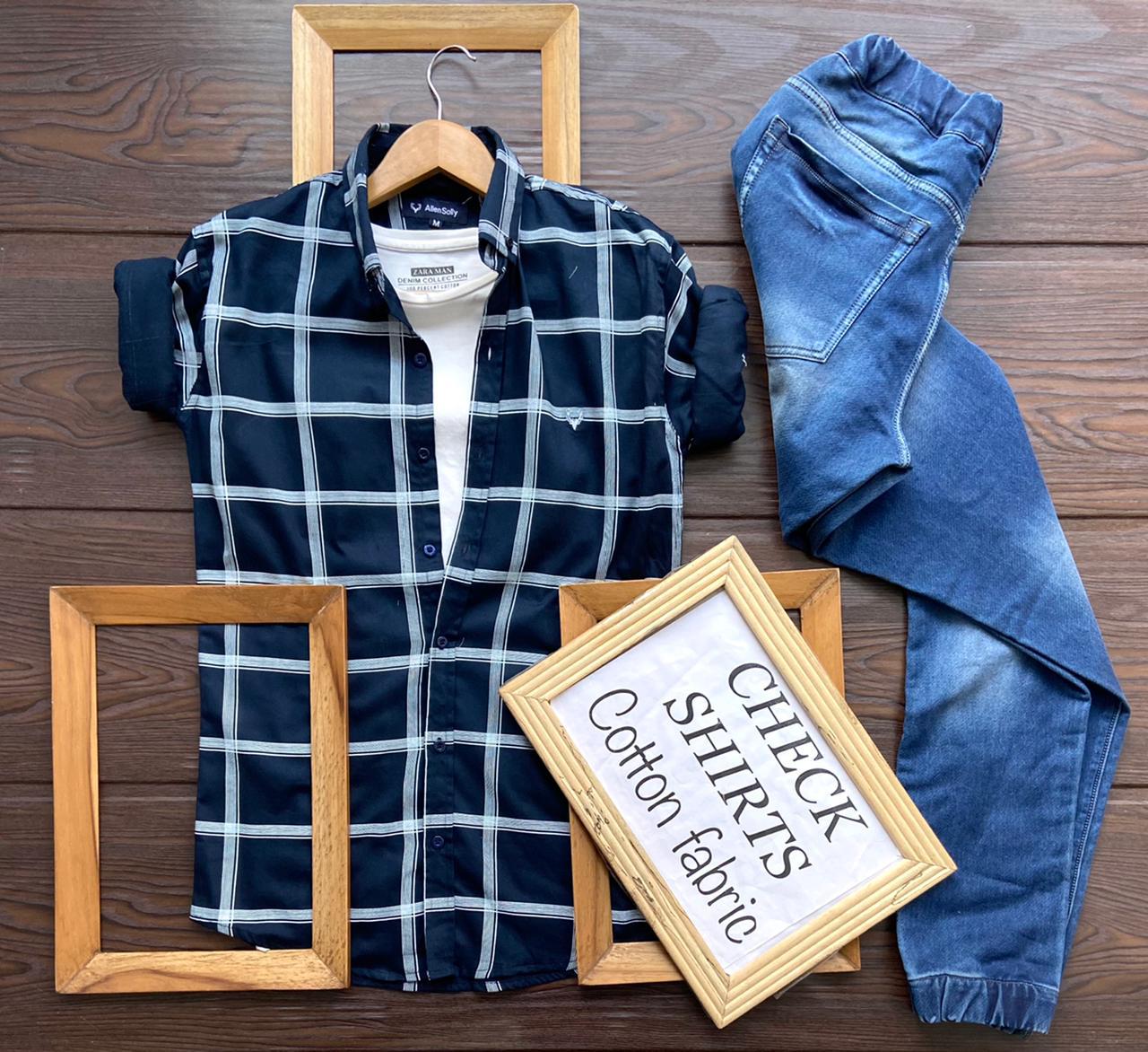 Trendy Blue Men Full Sleeves Shirt - Fashion Greet Trendy Blue Men Full Sleeves Shirt - Fashion Greet