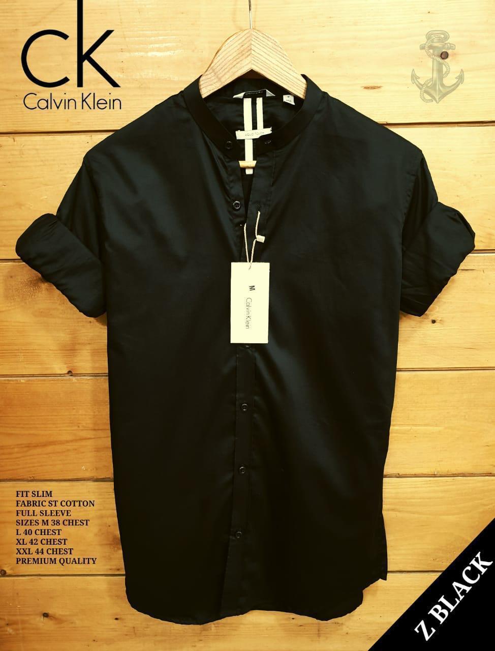 Seasons Black Men Ben Collar Shirt - Fashion Greet Seasons Black Men Ben Collar Shirt - Fashion Greet