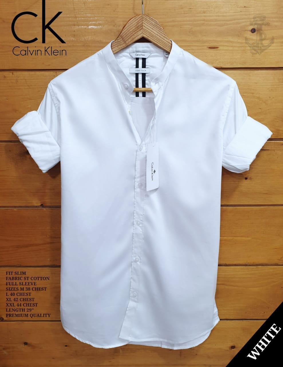 Seasons White Men Ben Collar Shirt - Fashion Greet Seasons White Men Ben Collar Shirt - Fashion Greet
