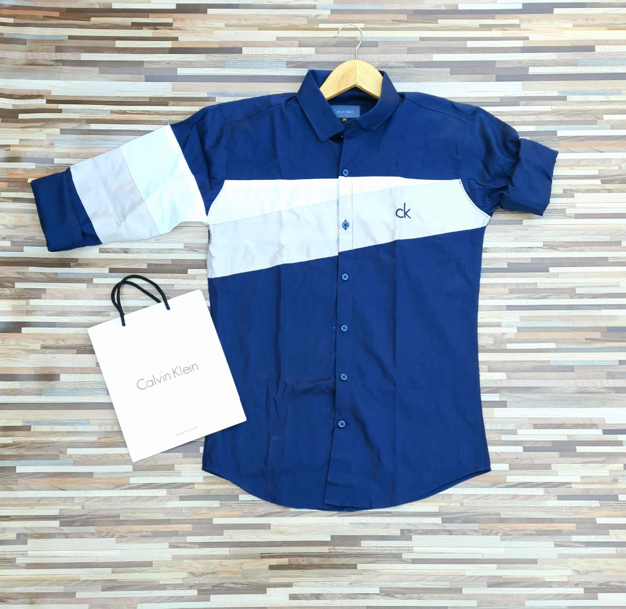 Designer Blue Twill Straight Men Shirt - Fashion Greet Designer Blue Twill Straight Men Shirt - Fashion Greet