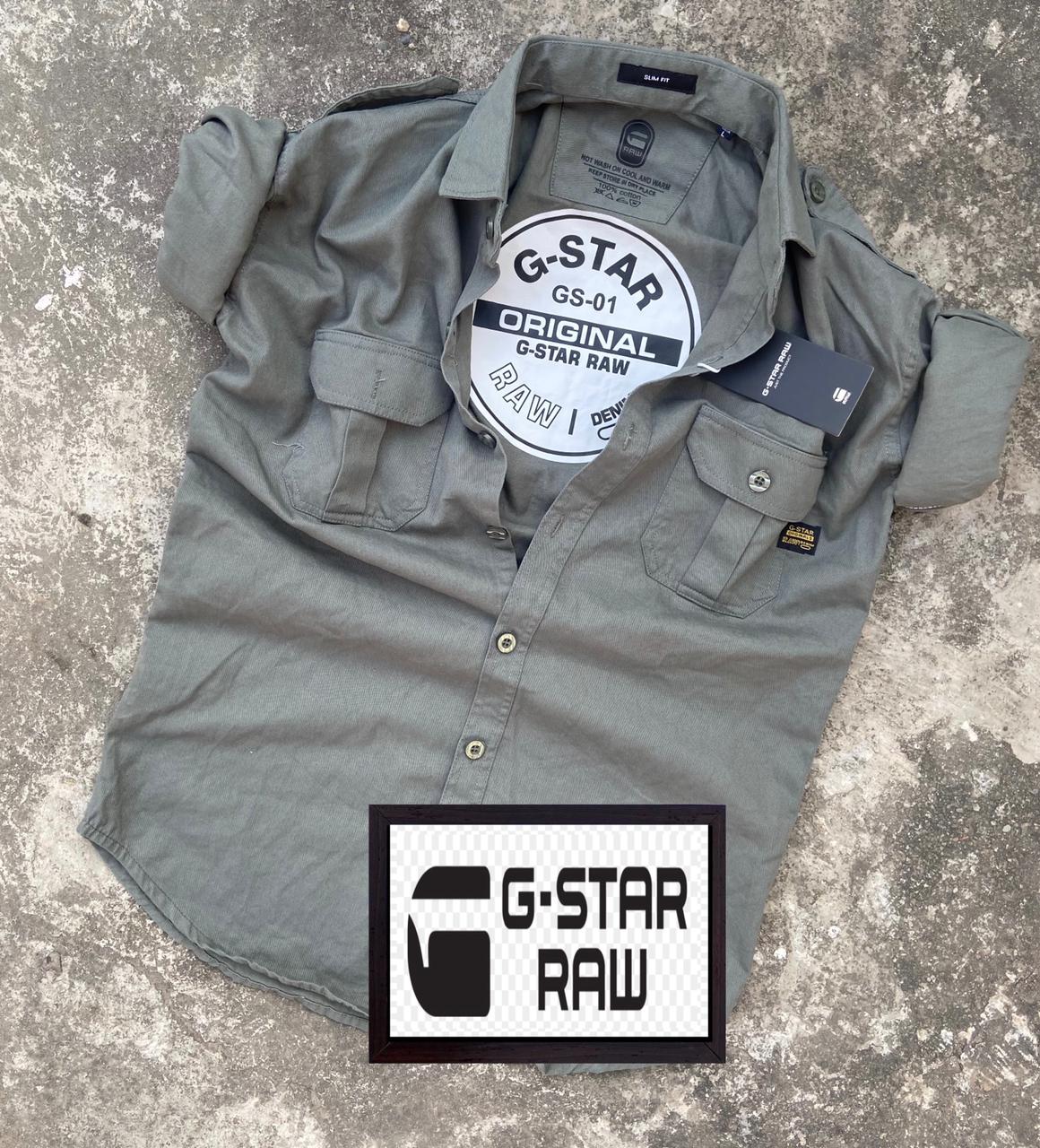 Designer Men Grey Full Sleeve Cargo Shirts - Fashion Greet Designer Men Grey Full Sleeve Cargo Shirts - Fashion Greet