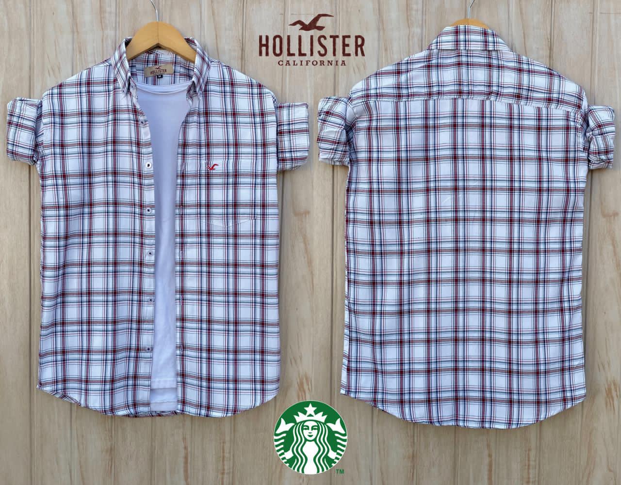Seasons White Check Cotton Shirts - Fashion Greet Seasons White Check Cotton Shirts - Fashion Greet