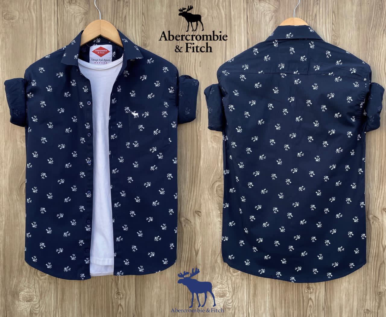 Seasons Navy Printed Cotton Shirts - Fashion Greet Seasons Navy Printed Cotton Shirts - Fashion Greet